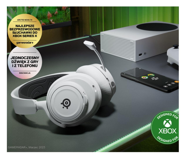 STEELSERIES Arctis Nova 7X white 61567 - 1185193 - zdjęcie 6